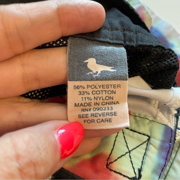 Modern Amusement Tie Dye Retro Board Swim Shorts Size 30 - Picture 8 of 9